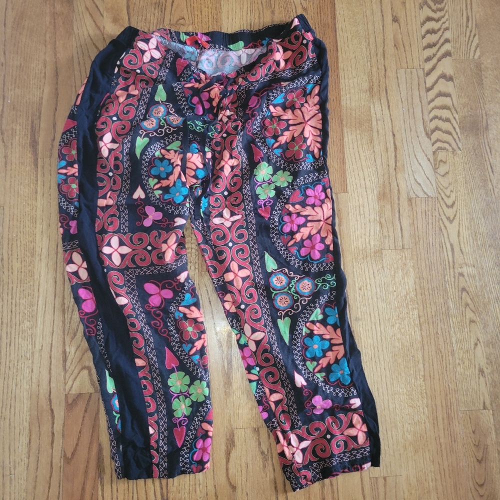 Colorful pants small / medium decorative pants bottoms